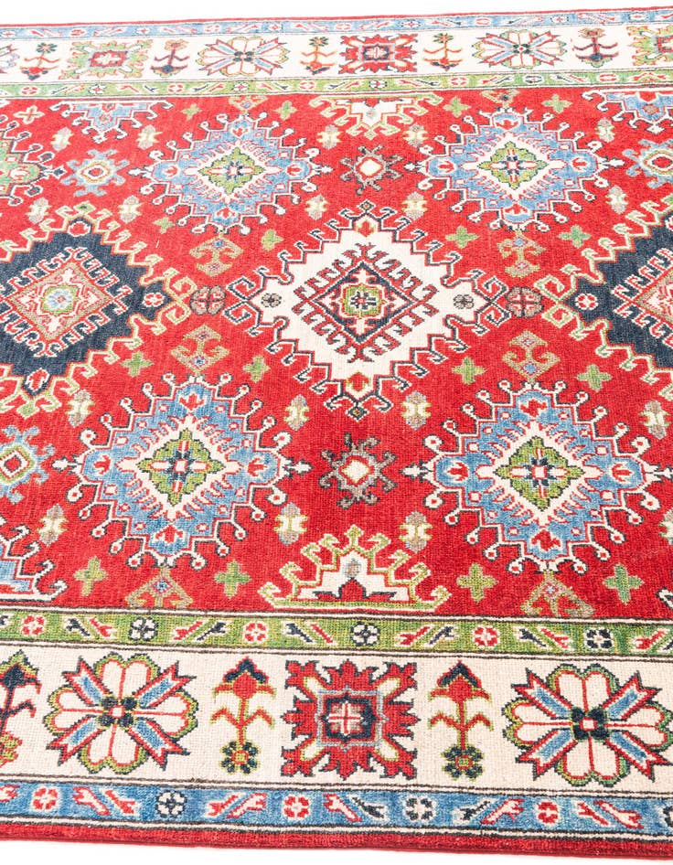 Detail image of 5' 7 x 7' 10 Hand Knotted Kazak Rug