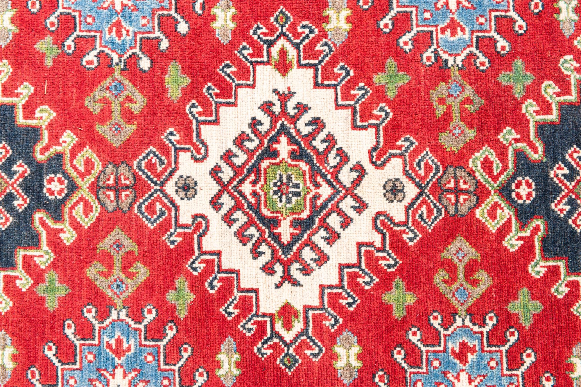 5' 7 x 7' 10 Hand Knotted Kazak Rug