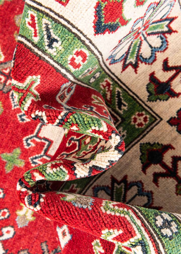 5' 7 x 7' 10 Hand Knotted Kazak Rug