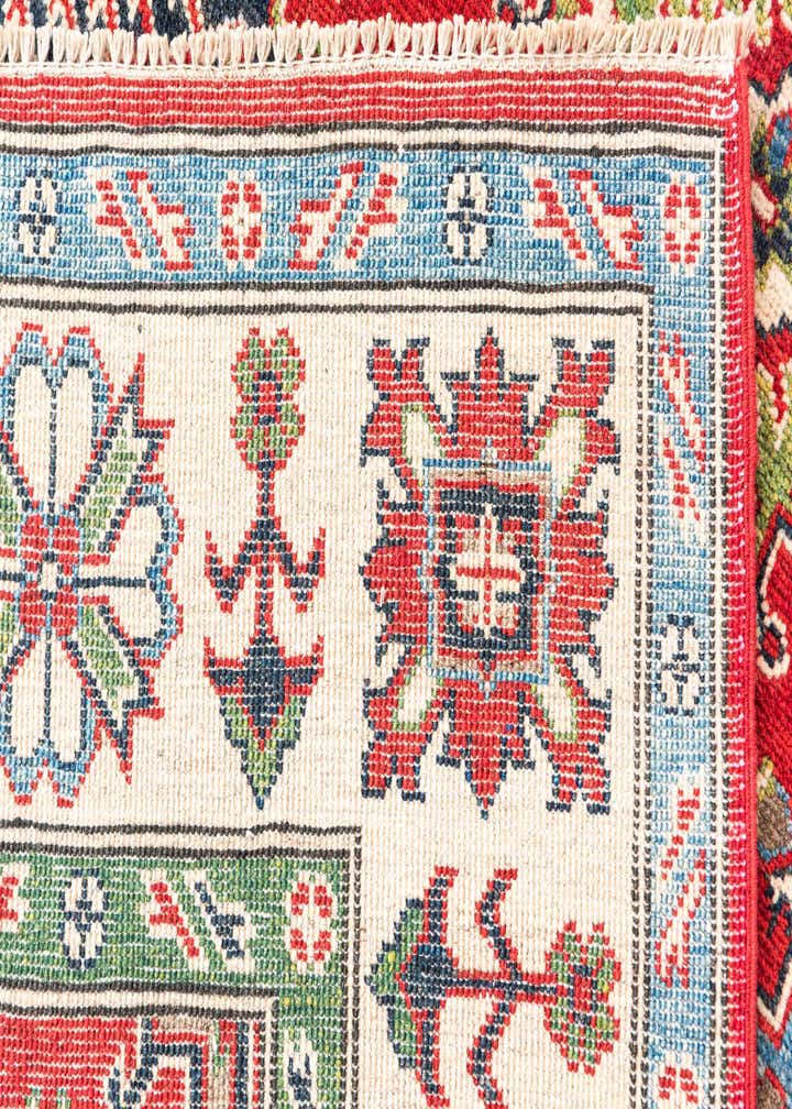 5' 7 x 7' 10 Hand Knotted Kazak Rug