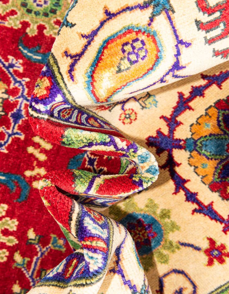 Detail image of 5' 8 x 8' 2  Hand Knotted Kazak Rug