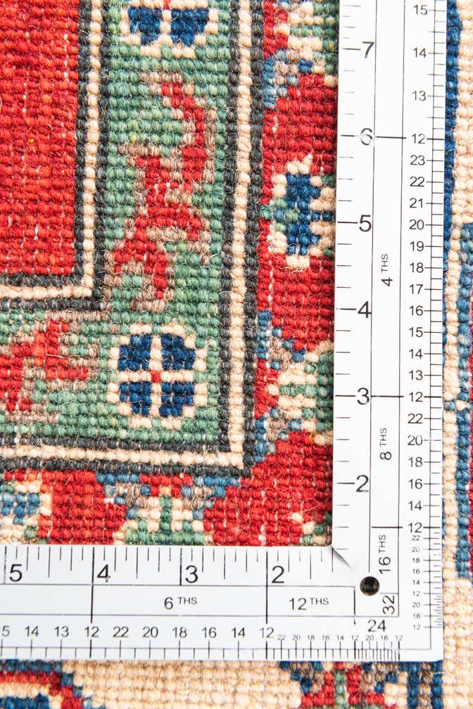 5' 7 x 8' Hand Knotted Kazak Rug