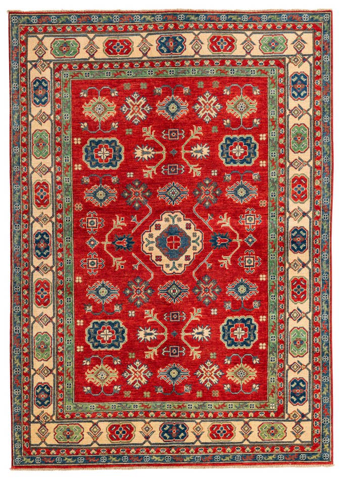 Detail image of 5' 7 x 8' Hand Knotted Kazak Rug