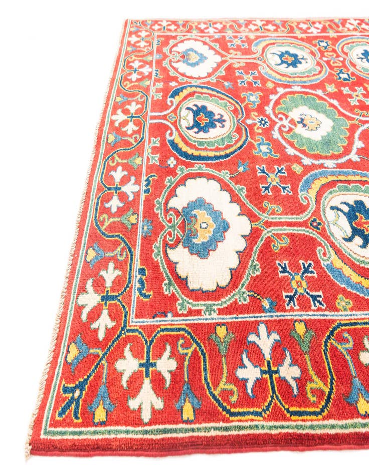 Detail image of 5' x 7'  Hand Knotted Kazak Rug