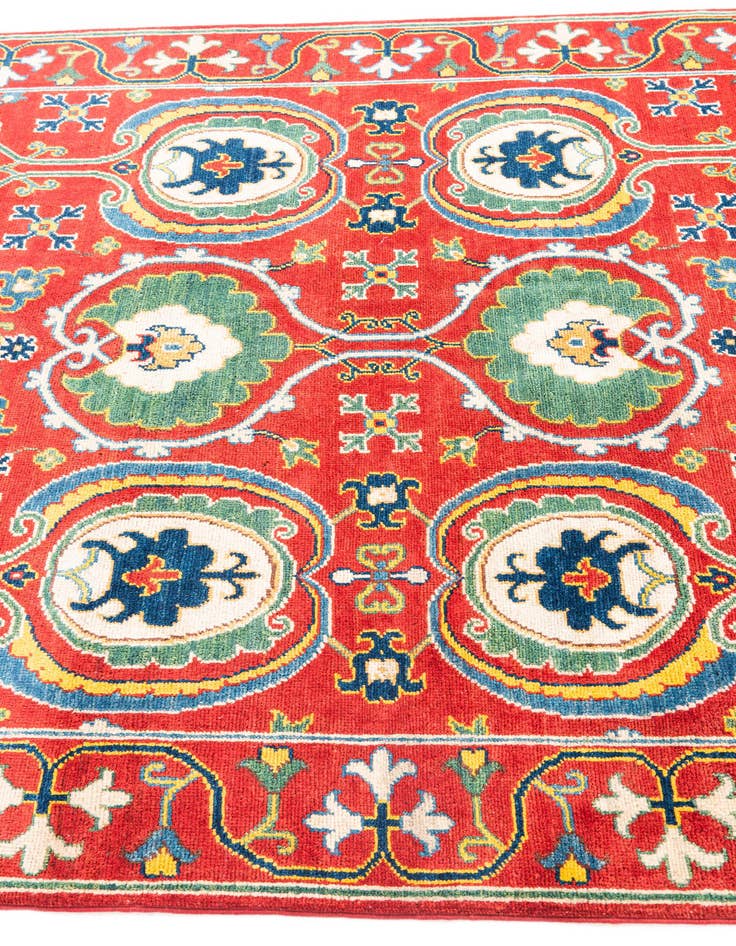 Detail image of 5' x 7'  Hand Knotted Kazak Rug
