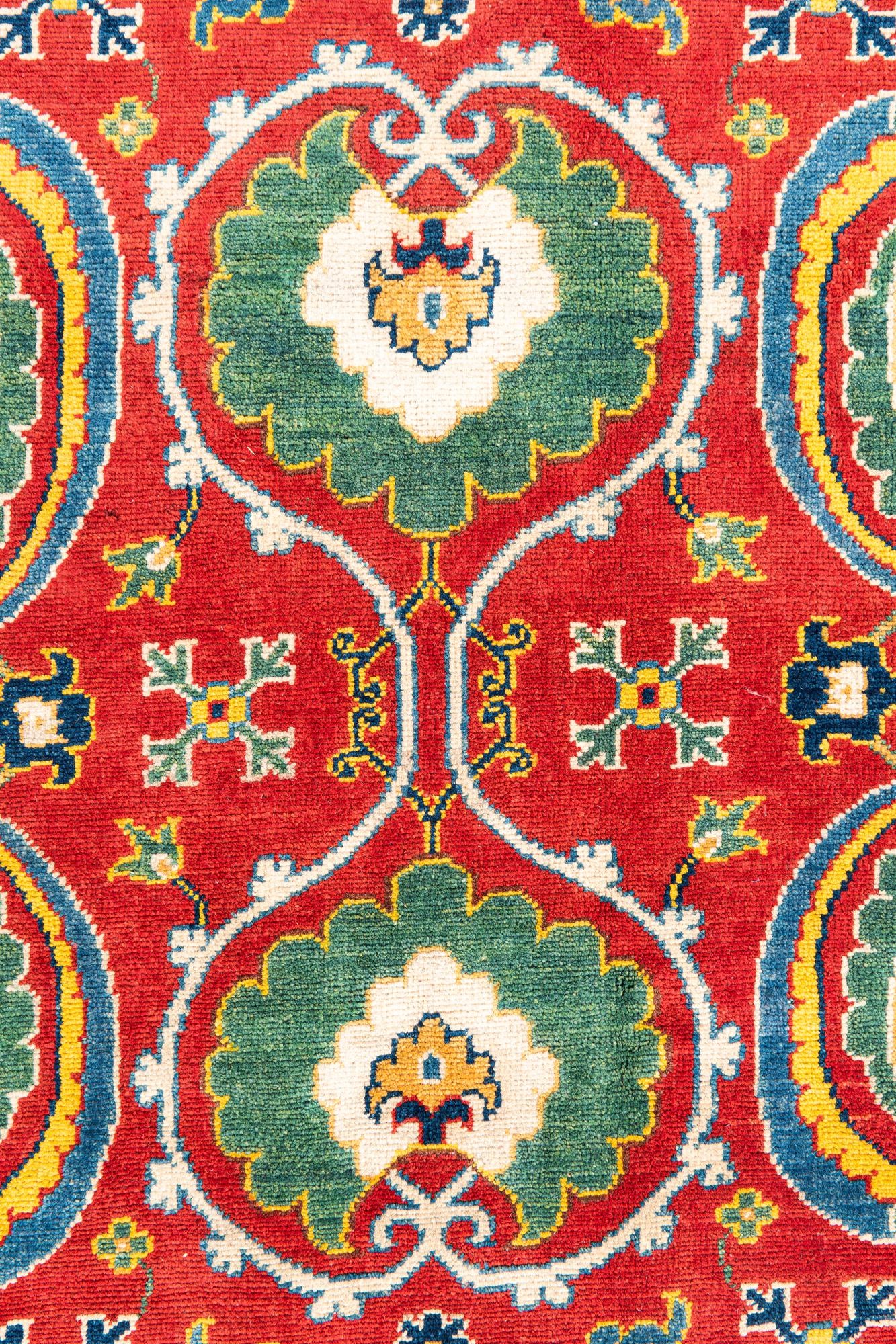 5' x 7' Hand Knotted Kazak Rug