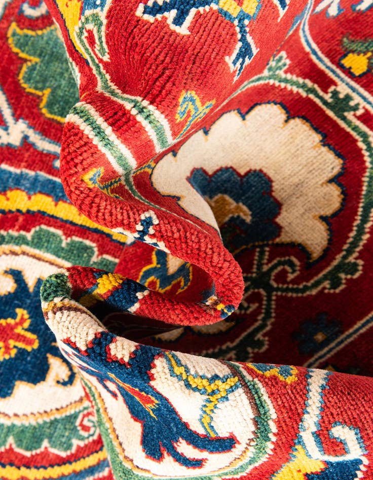 Detail image of 5' x 7'  Hand Knotted Kazak Rug