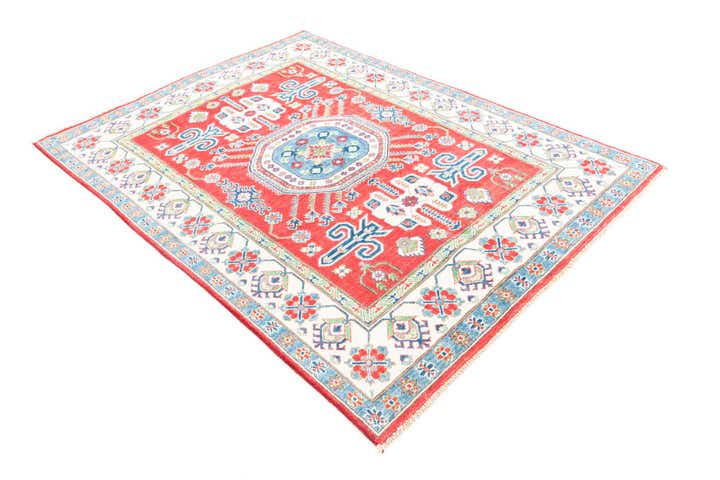 5' x 6' 8 Hand Knotted Kazak Rug
