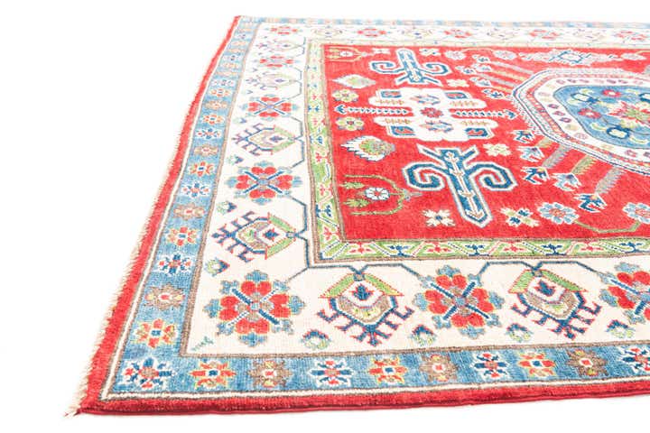 5' x 6' 8 Hand Knotted Kazak Rug