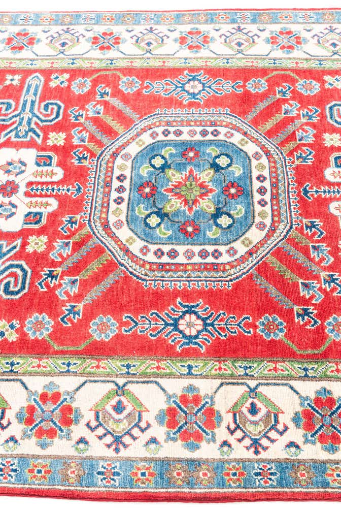 5' x 6' 8 Hand Knotted Kazak Rug