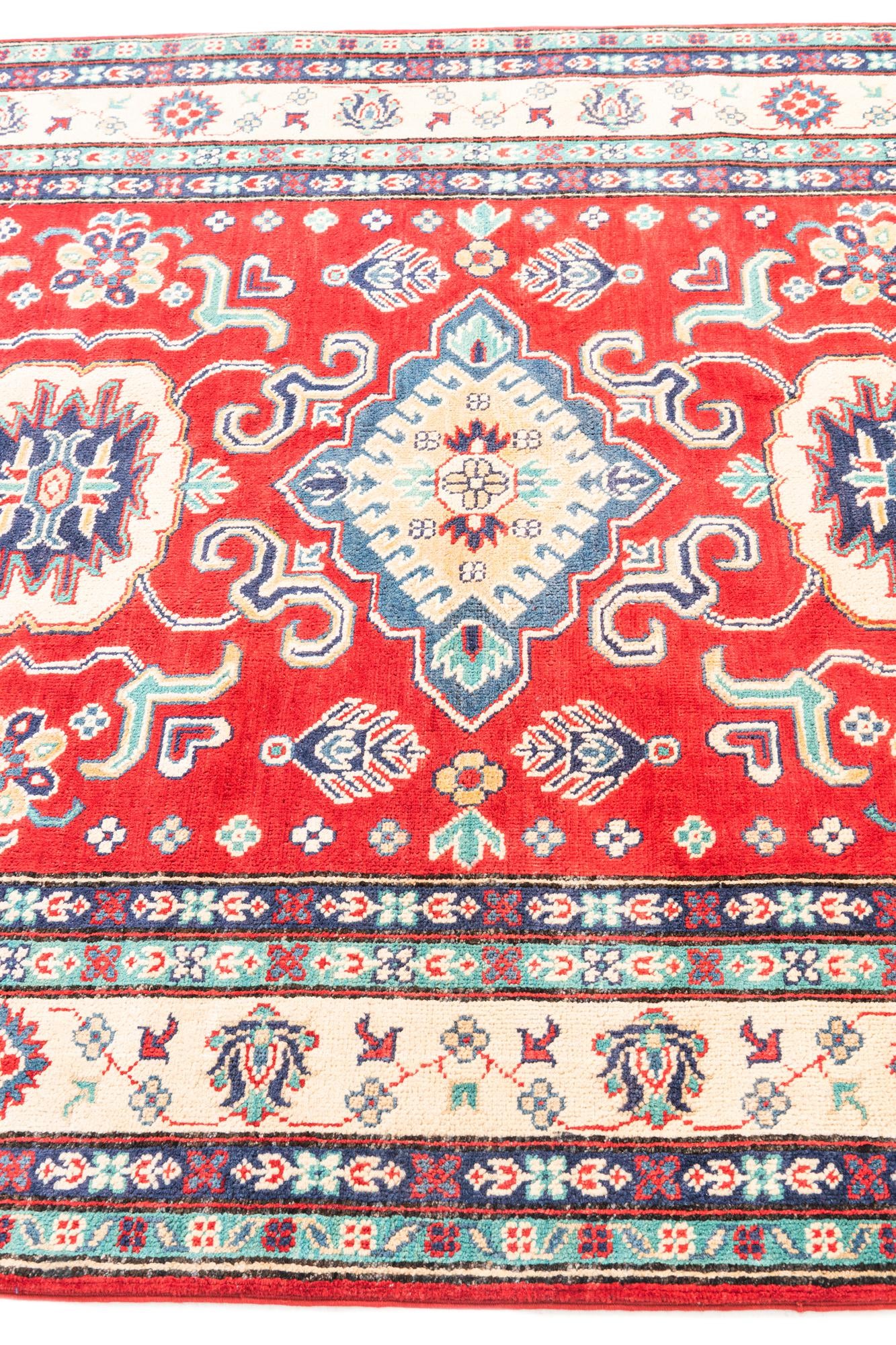 5' 2 x 6' 9 Hand Knotted Kazak Rug