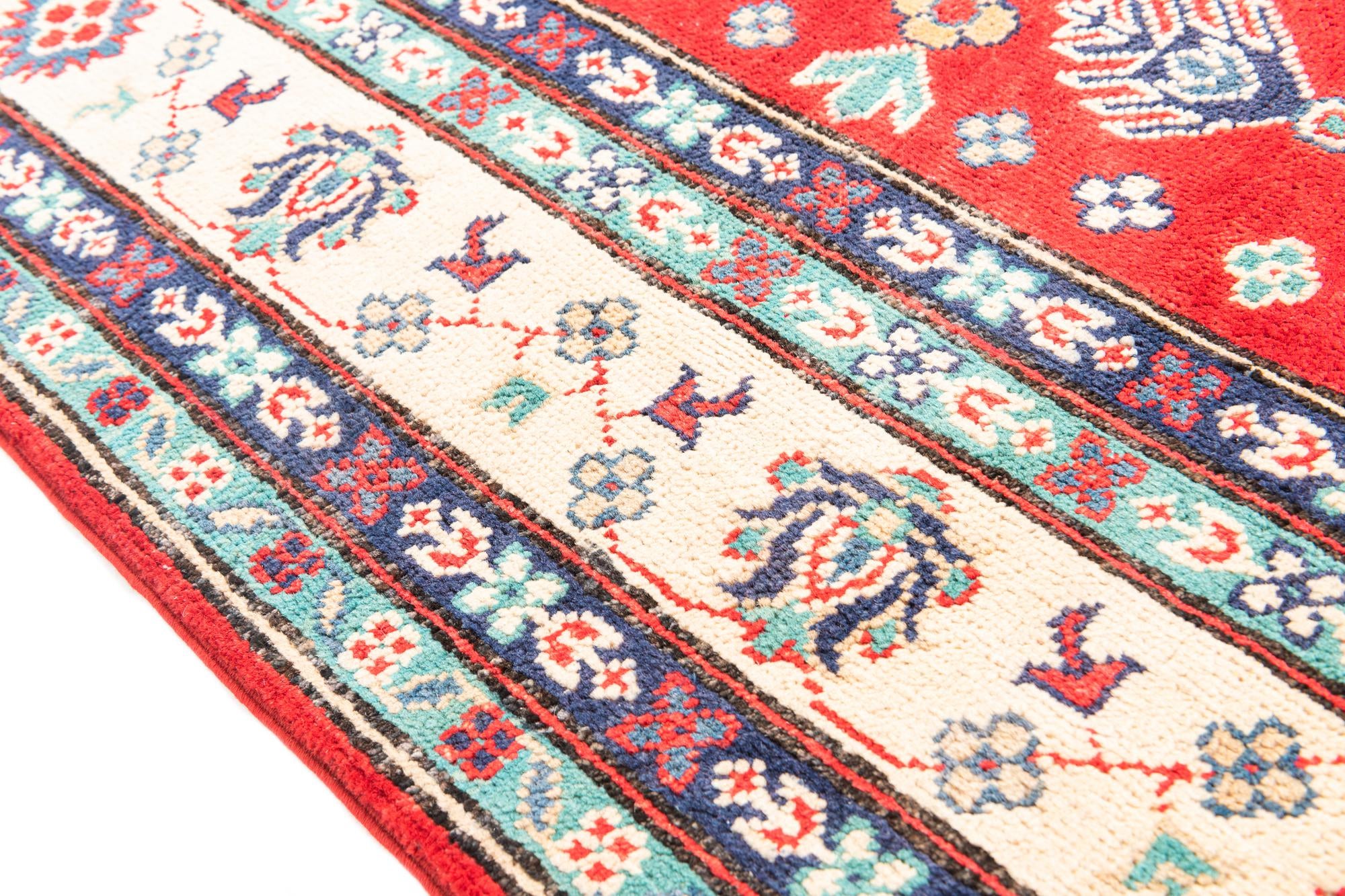 5' 2 x 6' 9 Hand Knotted Kazak Rug