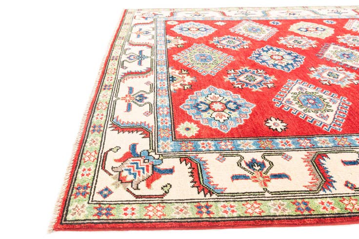 Detail image of 5' x 6' 6 Hand Knotted Kazak Rug