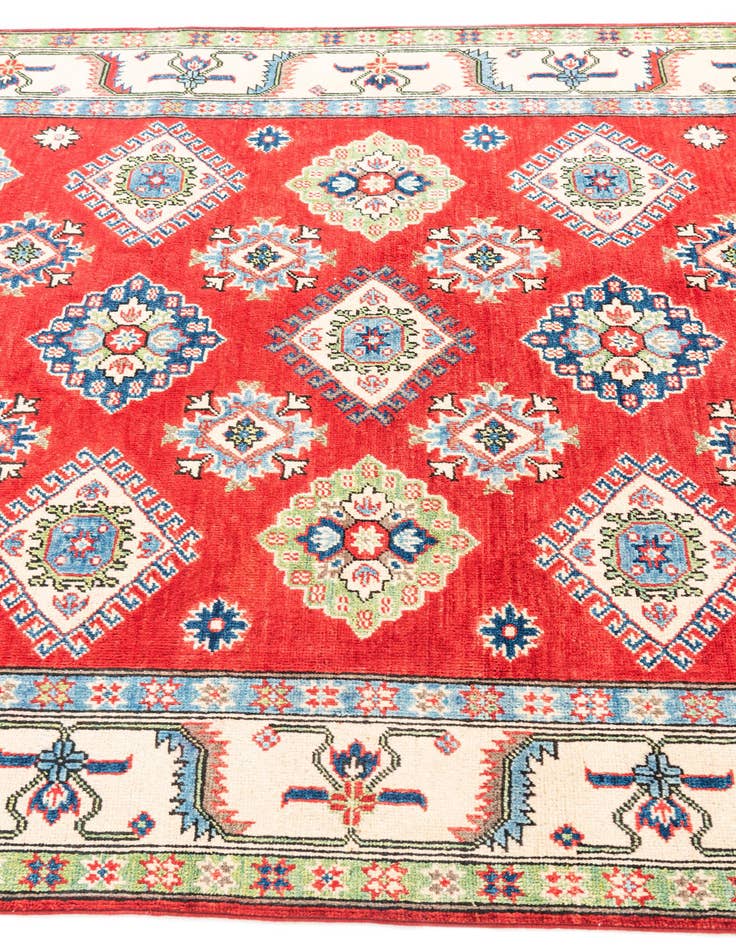 Detail image of 5' x 6' 6  Hand Knotted Kazak Rug