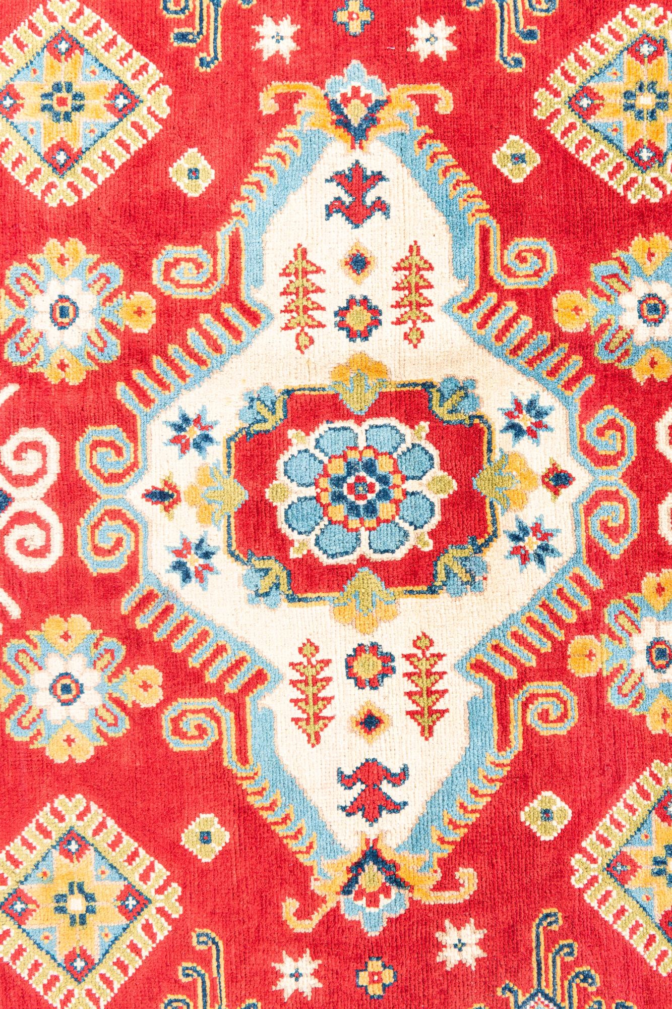 5' x 7' Hand Knotted Kazak Rug