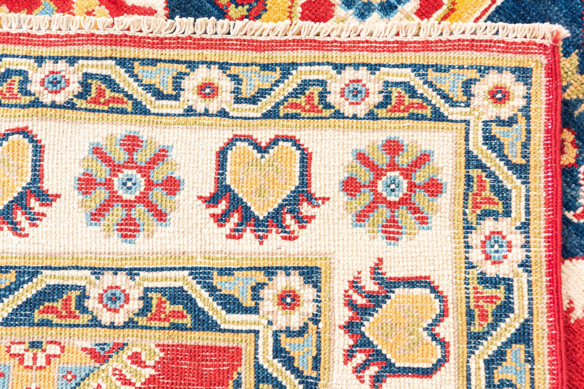 5' x 7' Hand Knotted Kazak Rug
