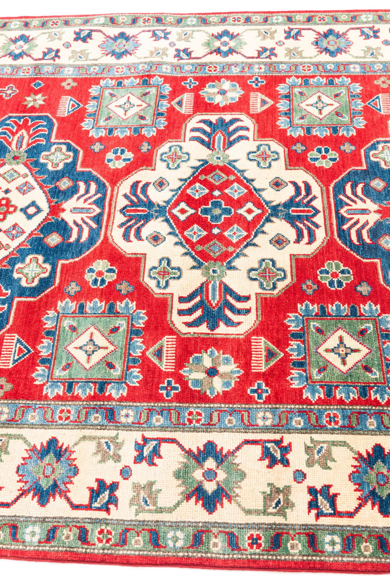 5' x 6' 8 Hand Knotted Kazak Rug