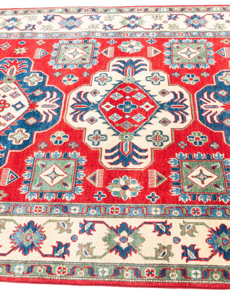 Detail image of 5' x 6' 8  Hand Knotted Kazak Rug