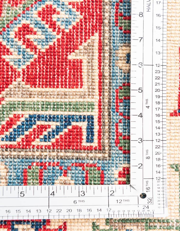 Detail image of 5' x 6' 8  Hand Knotted Kazak Rug