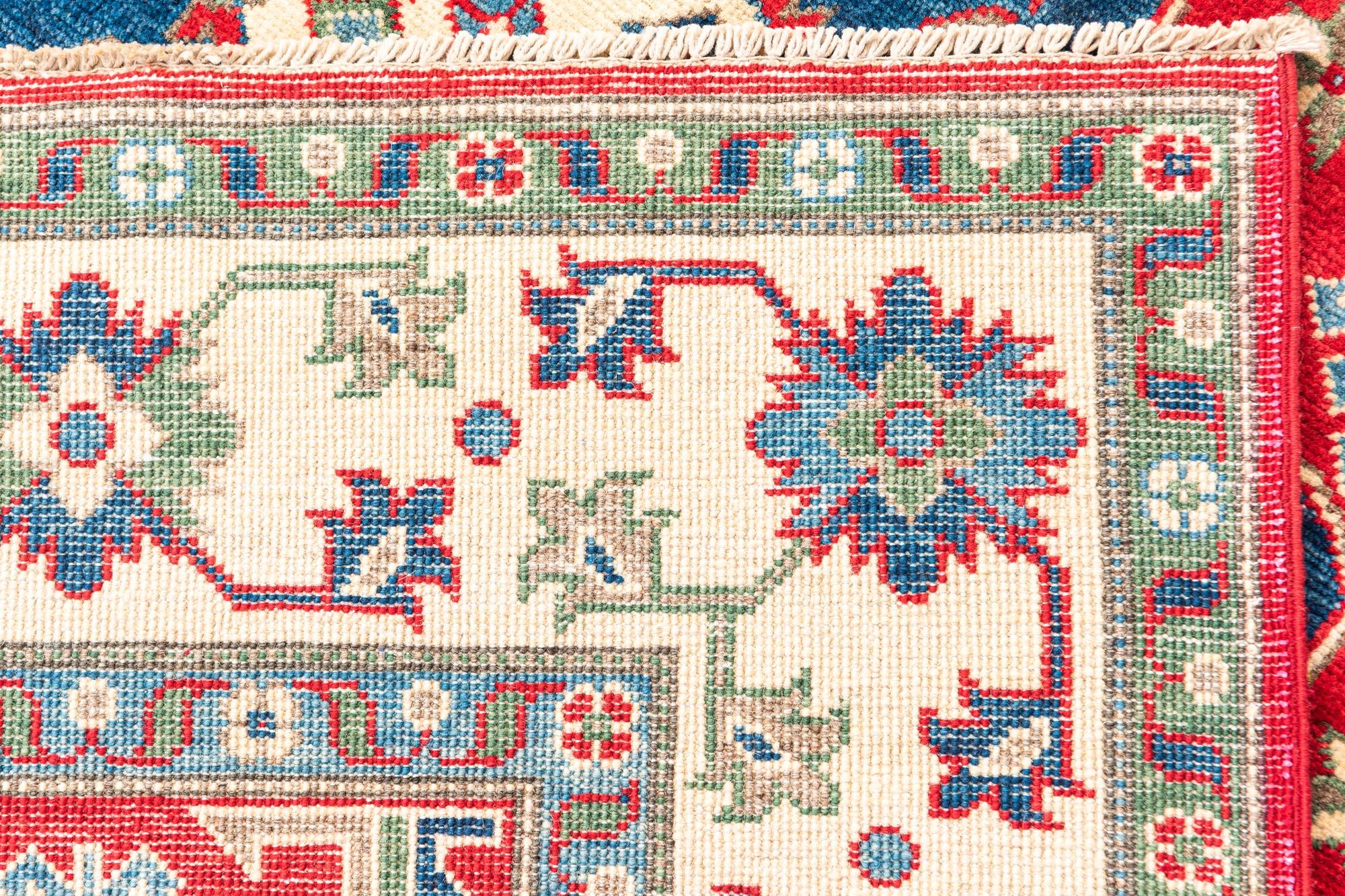 5' x 6' 8 Hand Knotted Kazak Rug