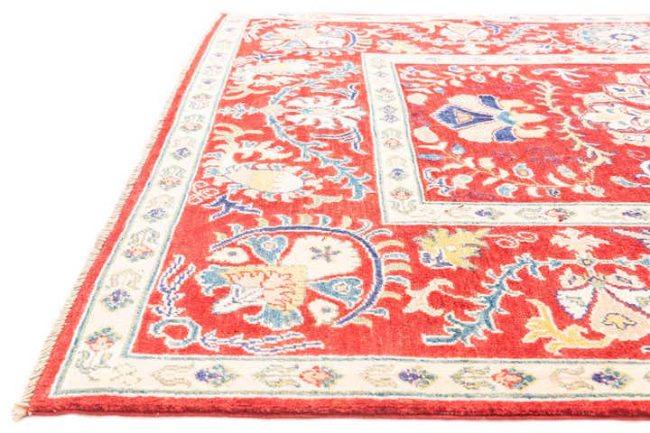 5' x 7' Hand Knotted Kazak Rug