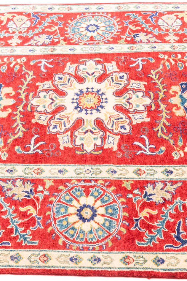 Detail image of 5' x 7' Hand Knotted Kazak Rug