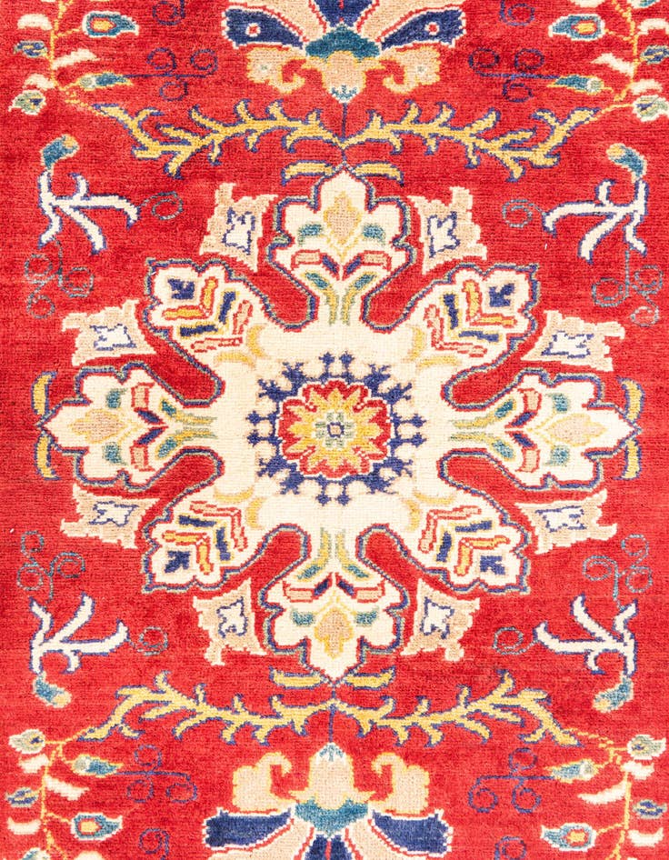 Detail image of 5' x 7'  Hand Knotted Kazak Rug