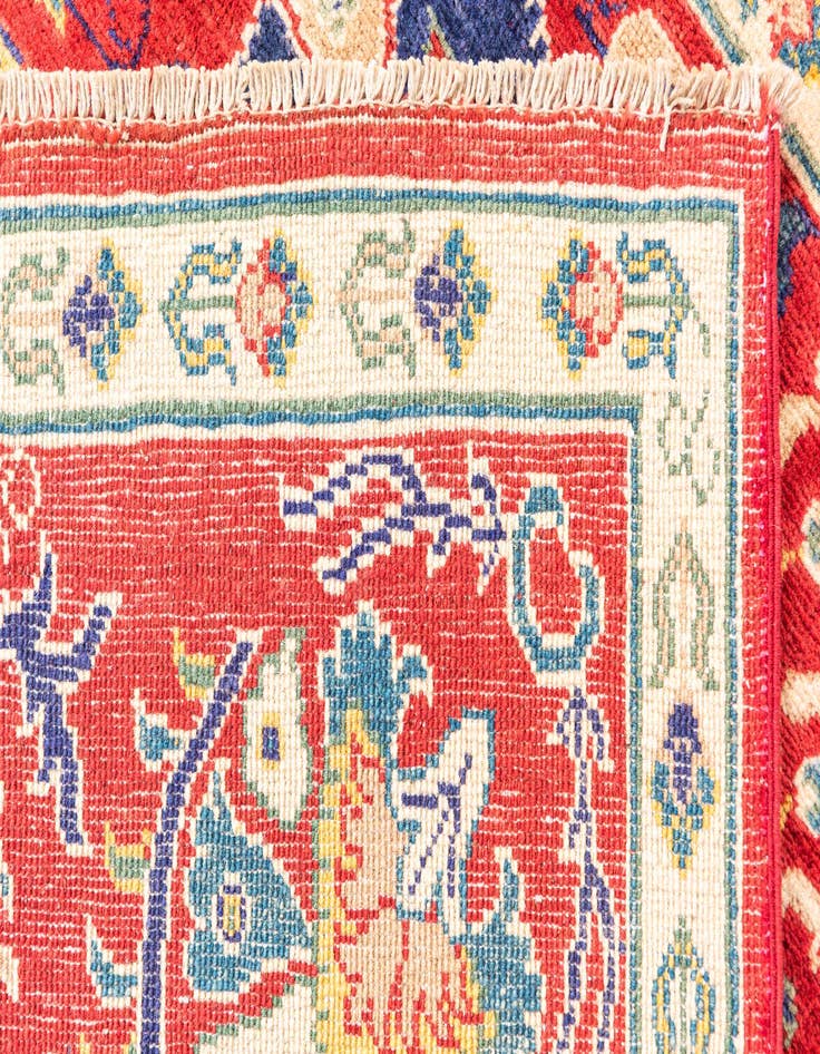 Detail image of 5' x 7'  Hand Knotted Kazak Rug