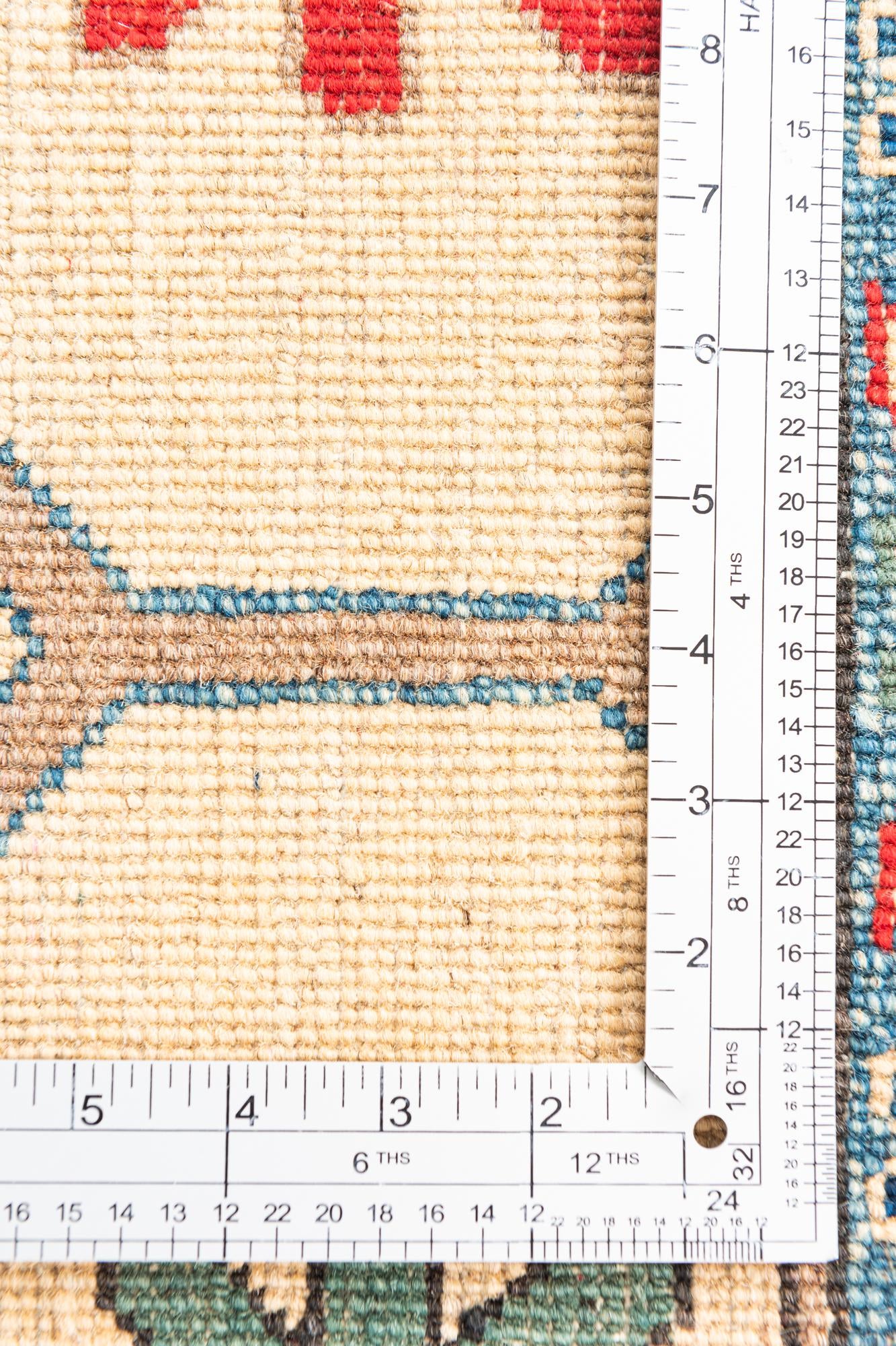 4' 9 x 6' 7 Hand Knotted Kazak Rug