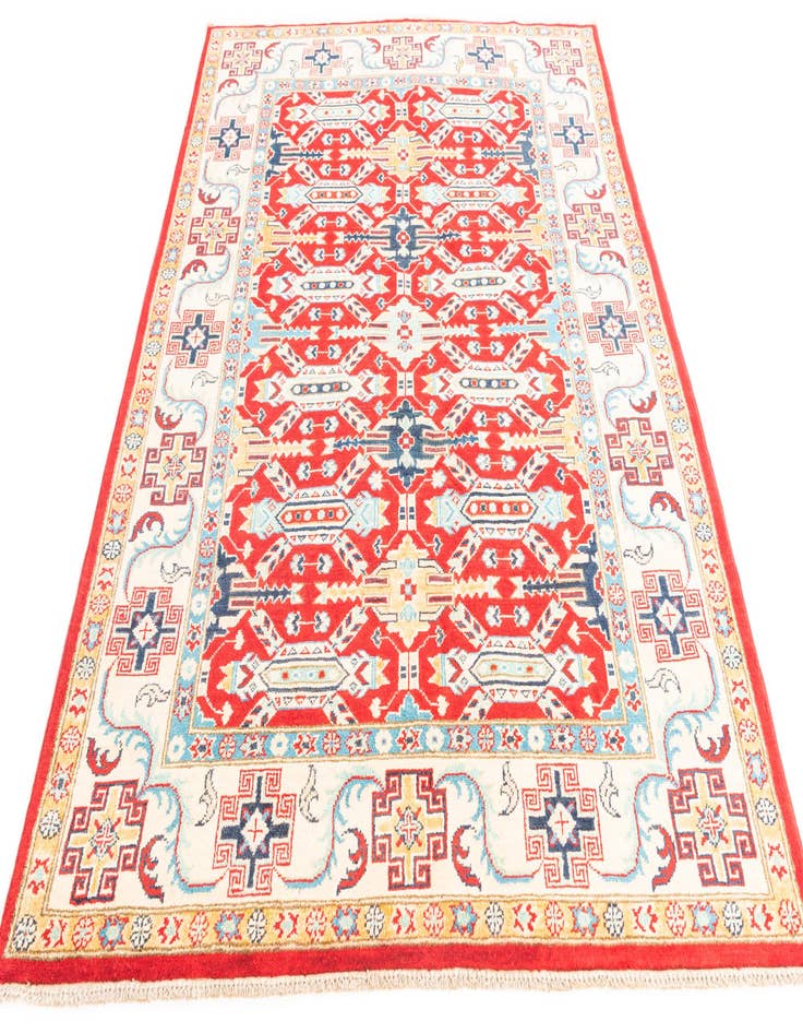 Detail image of 5' x 7'  Hand Knotted Kazak Rug