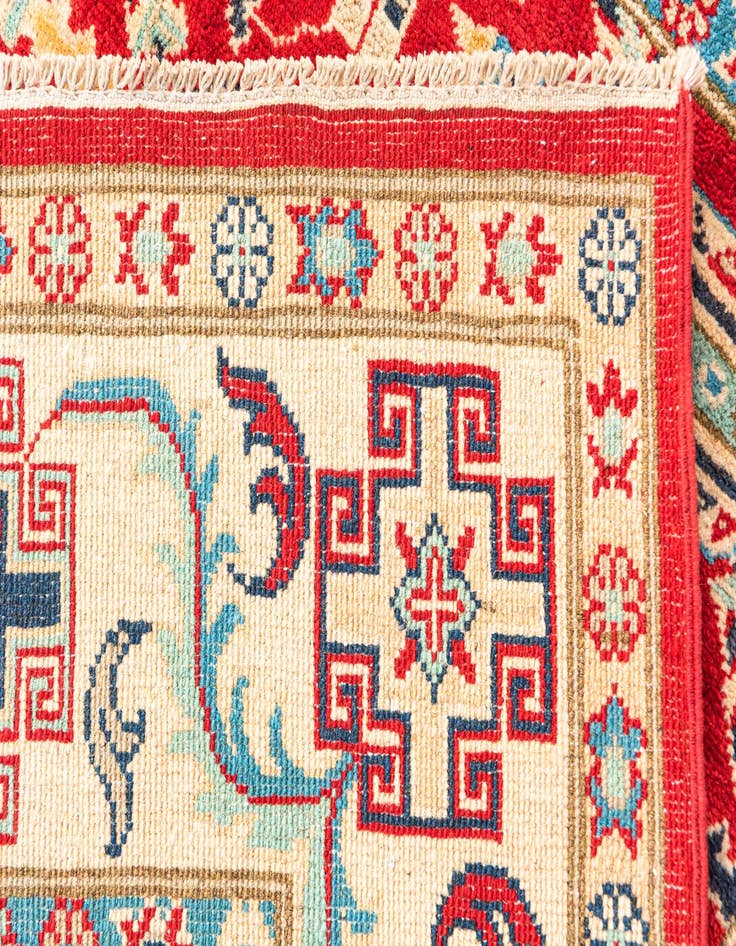 Detail image of 5' x 7'  Hand Knotted Kazak Rug