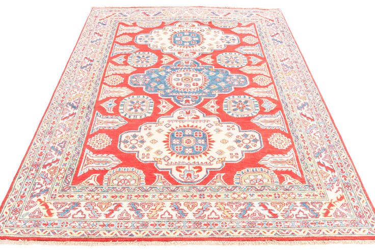 Detail image of 5' 2 x 6' 10 Hand Knotted Kazak Rug