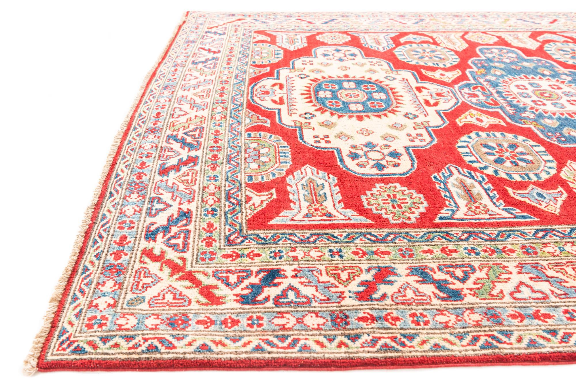 5' 2 x 6' 10 Hand Knotted Kazak Rug