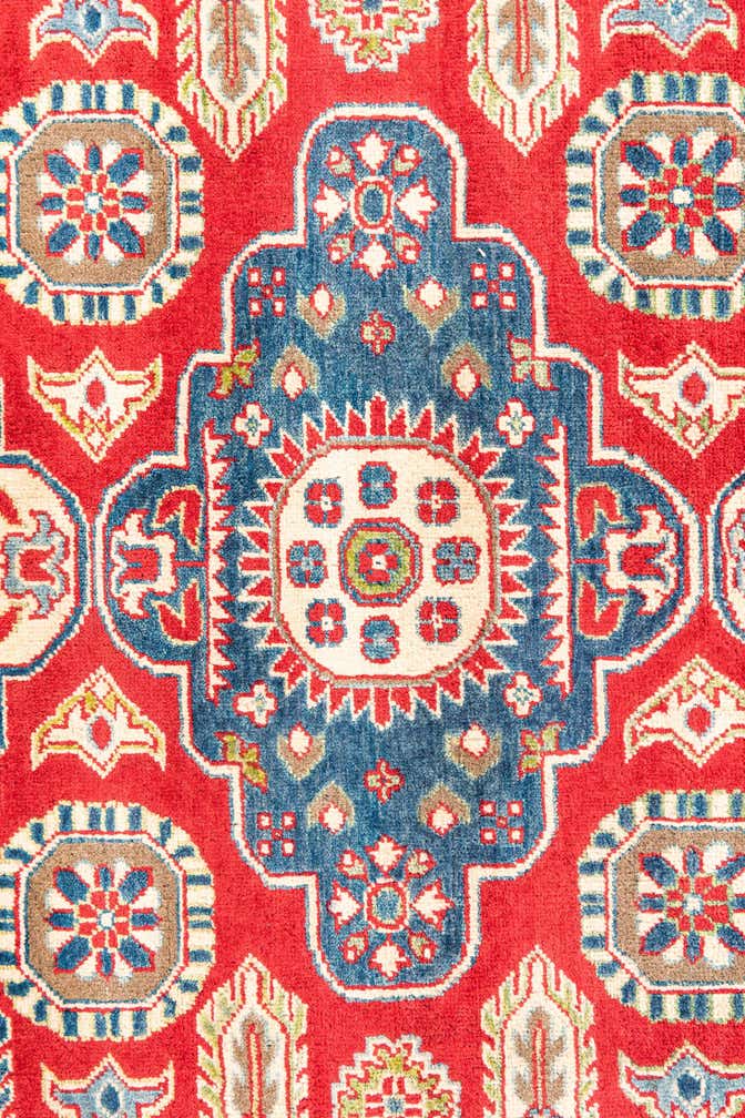 5' 2 x 6' 10 Hand Knotted Kazak Rug
