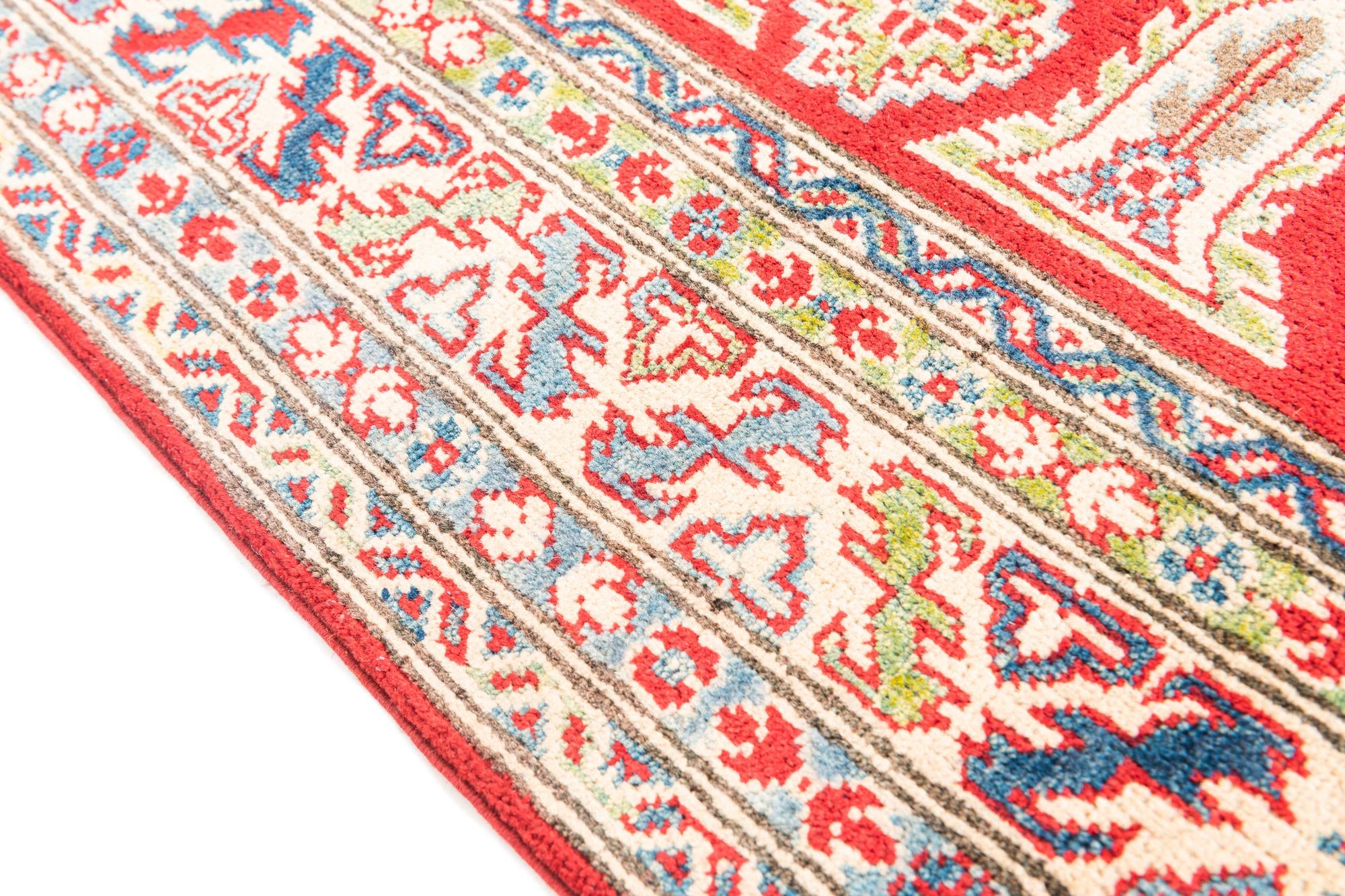 5' 2 x 6' 10 Hand Knotted Kazak Rug