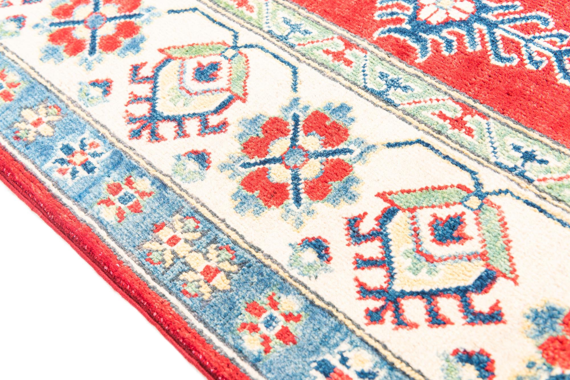 5' x 6' 9 Hand Knotted Kazak Rug