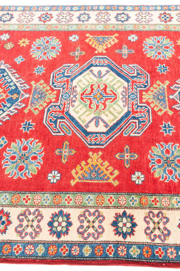 Detail image of 5' 4 x 6' 6 Hand Knotted Kazak Rug