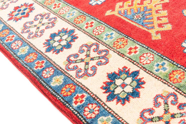 Detail image of 5' 4 x 6' 6 Hand Knotted Kazak Rug