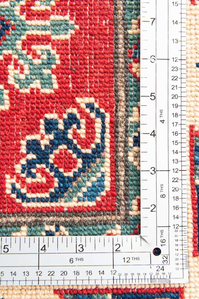 6' x 8' 7 Hand Knotted Kazak Rug