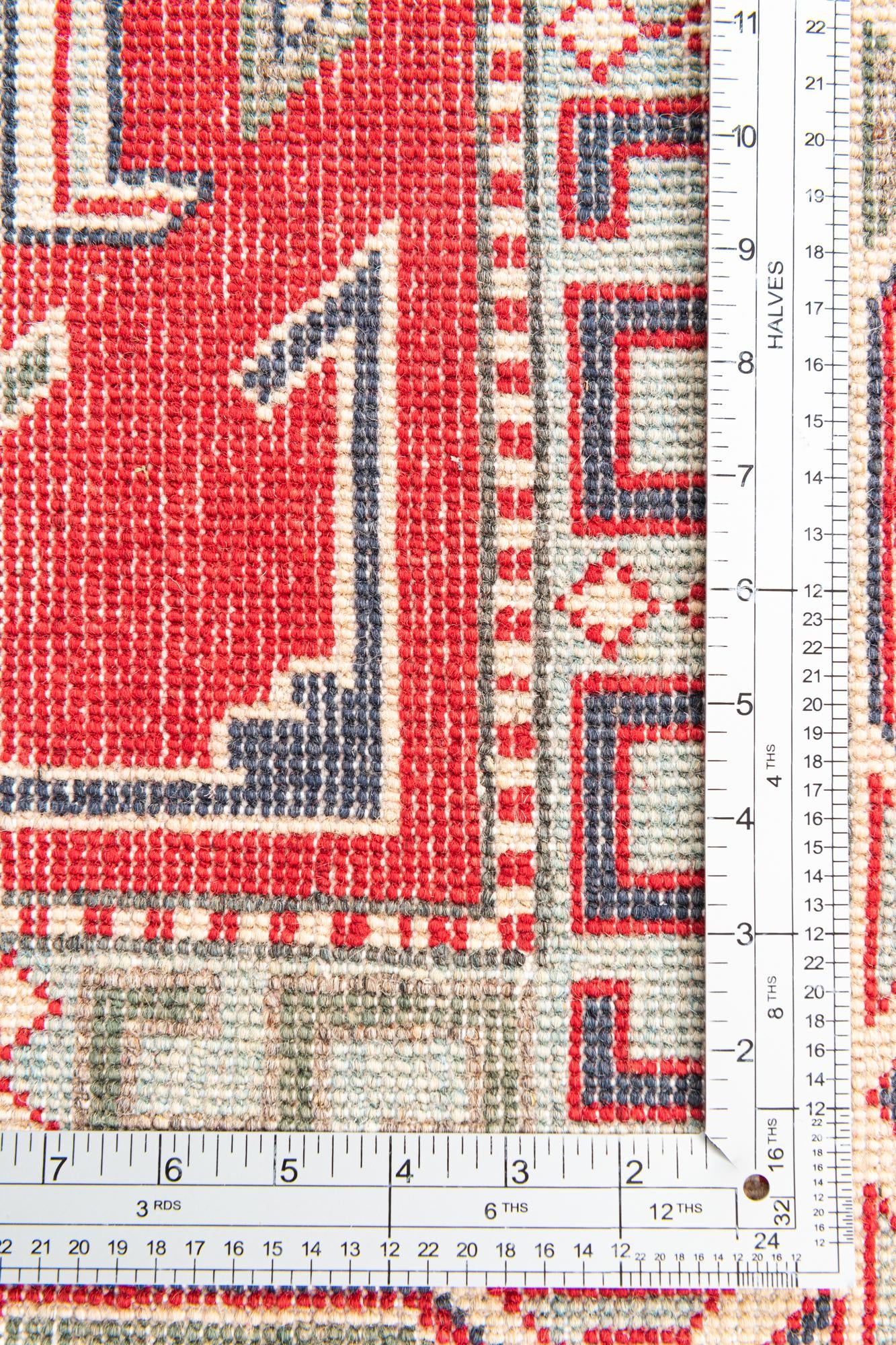 6' 6 x 9' 8 Hand Knotted Kazak Rug