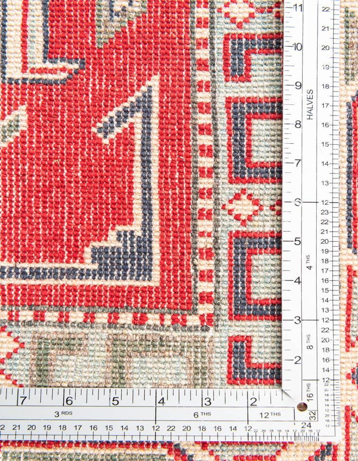 Detail image of 6' 6 x 9' 8  Hand Knotted Kazak Rug