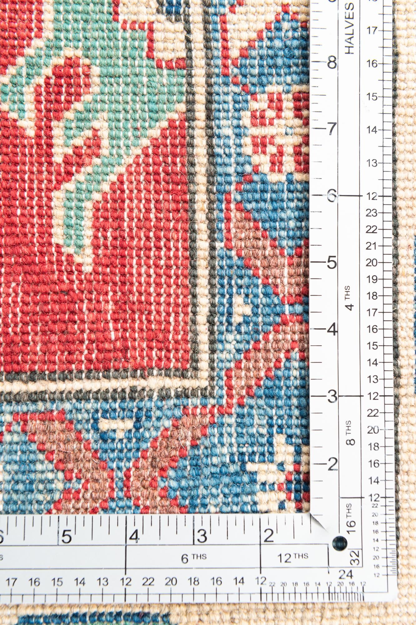6' 8 x 9' 8 Hand Knotted Kazak Rug