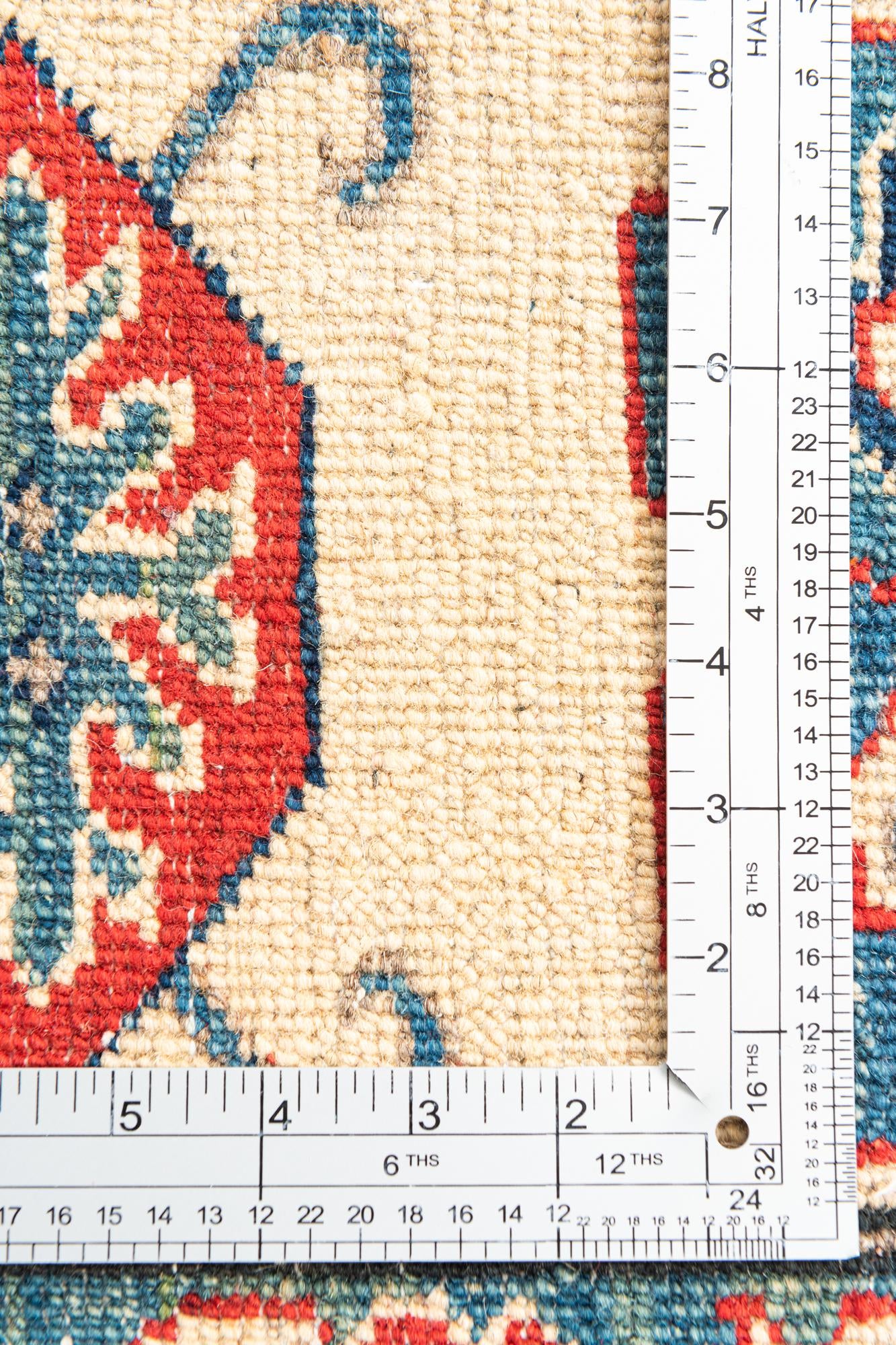 6' 8 x 9' 8 Hand Knotted Kazak Rug