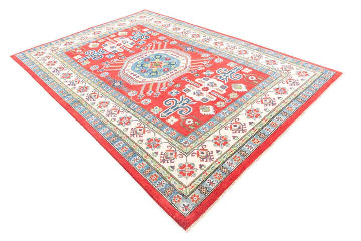 6' 7 x 9' 6 Hand Knotted Kazak Rug
