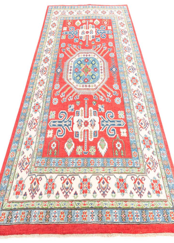 6' 7 x 9' 6 Hand Knotted Kazak Rug