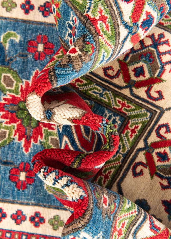 6' 7 x 9' 6 Hand Knotted Kazak Rug