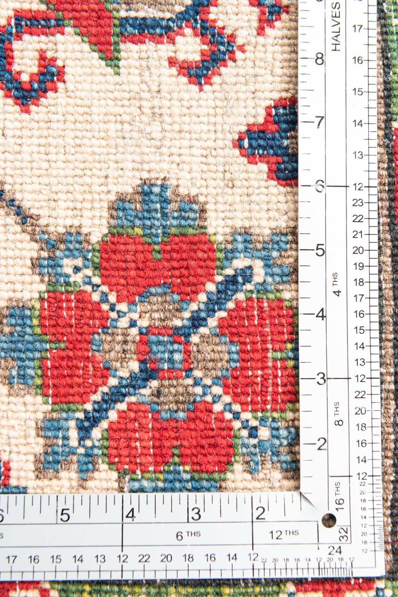 6' 7 x 9' 6 Hand Knotted Kazak Rug
