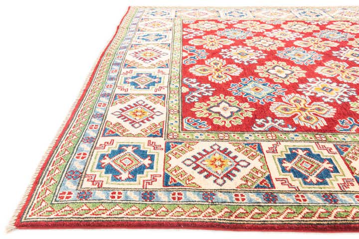 5' 10 x 9' 2 Hand Knotted Kazak Rug