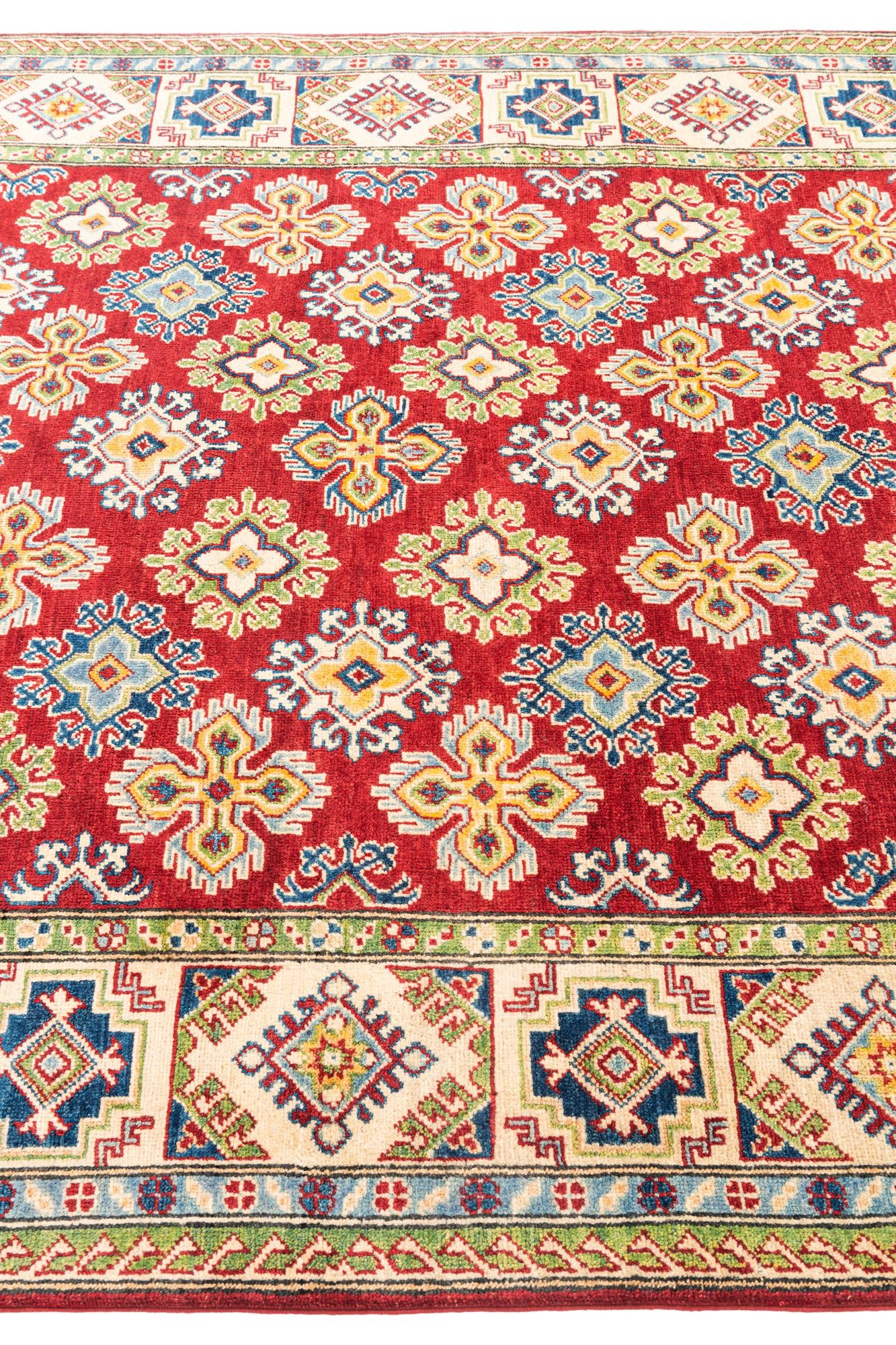 5' 10 x 9' 2 Hand Knotted Kazak Rug