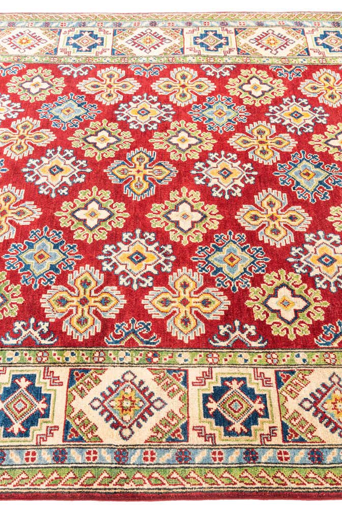 5' 10 x 9' 2 Hand Knotted Kazak Rug